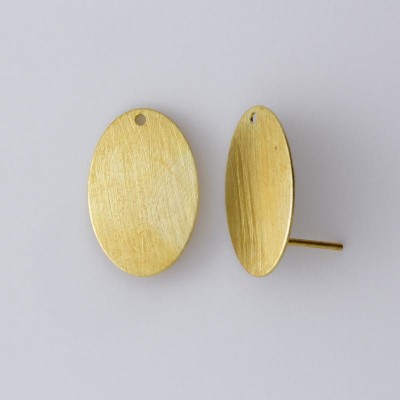 Detalhes do produto Base com Pino para Brinco Oval 447