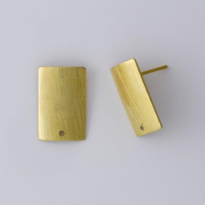 Detalhes do produto Base com Pino para Brinco Retangular 190