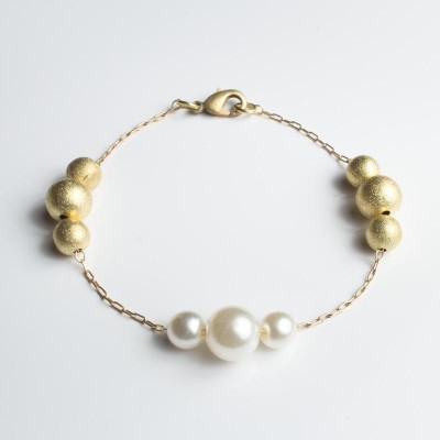 Detalhes do produto Pulseira em Bruto com Bolas DGP-34