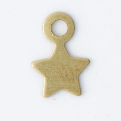 Detalhes do produto Estrela com 1 argolinha 6,26mmx4,32mm
