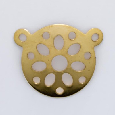 Detalhes do produto Mandala com 2 argolas 11,92mmx14,42mm