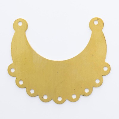 Detalhes do produto Canga com 9 furos e 2 argolas 30,00mmx35,58mm