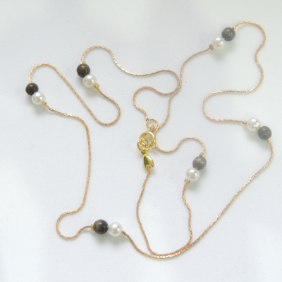 Detalhes do produto Colar PLQ 0049 marrom