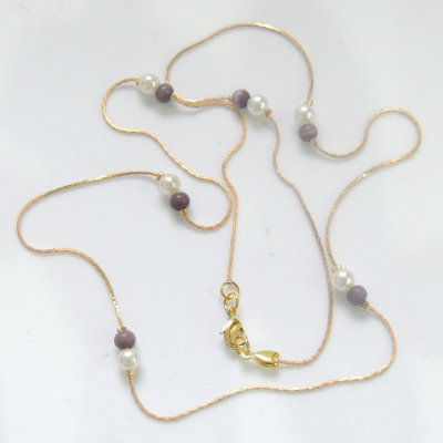 Detalhes do produto Colar PLQ 0049 roxo
