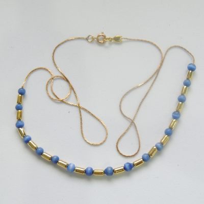 Detalhes do produto Colar PLQ 0082 azul 