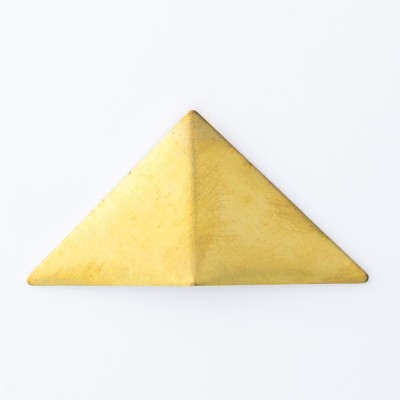 Detalhes do produto Triângulo abaulado sem furo 15,52mmx30,63mm