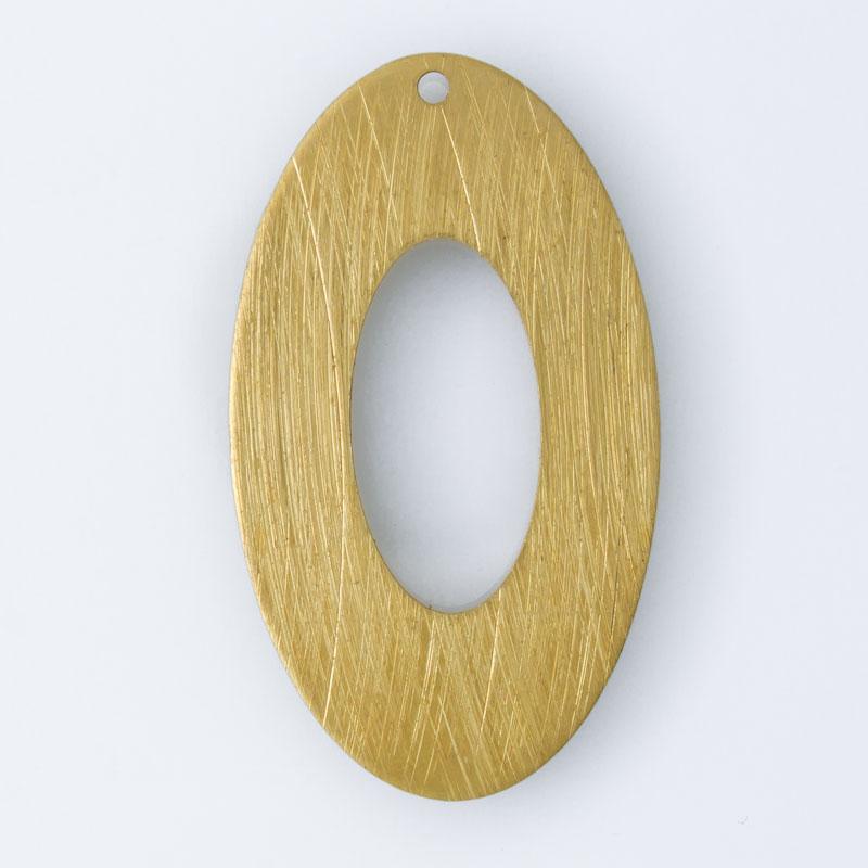 Oval com 1 furo 28,30mmx16,30mm