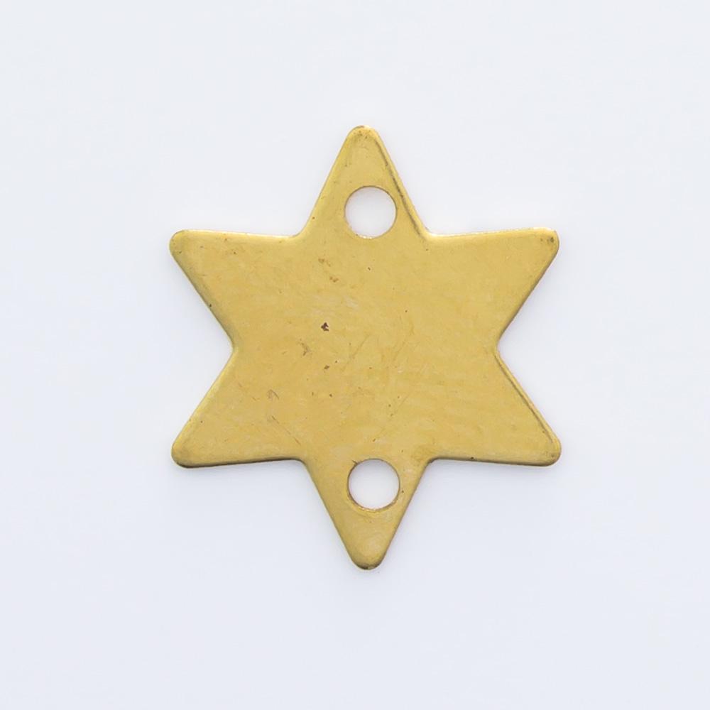 Estrela com 2 furos 10,55mmx9,30mm
