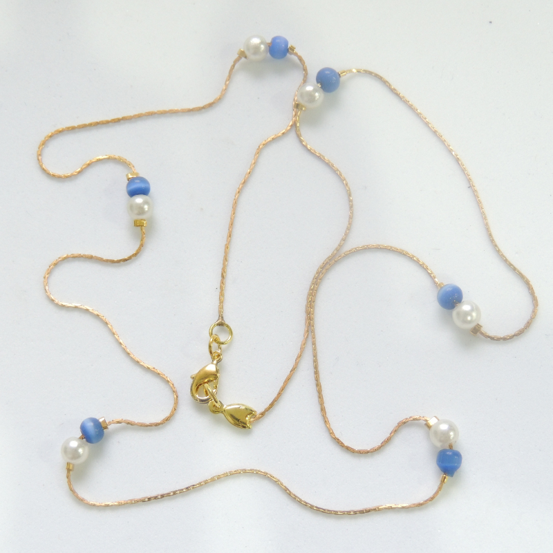 Colar PLQ 0049 Azul