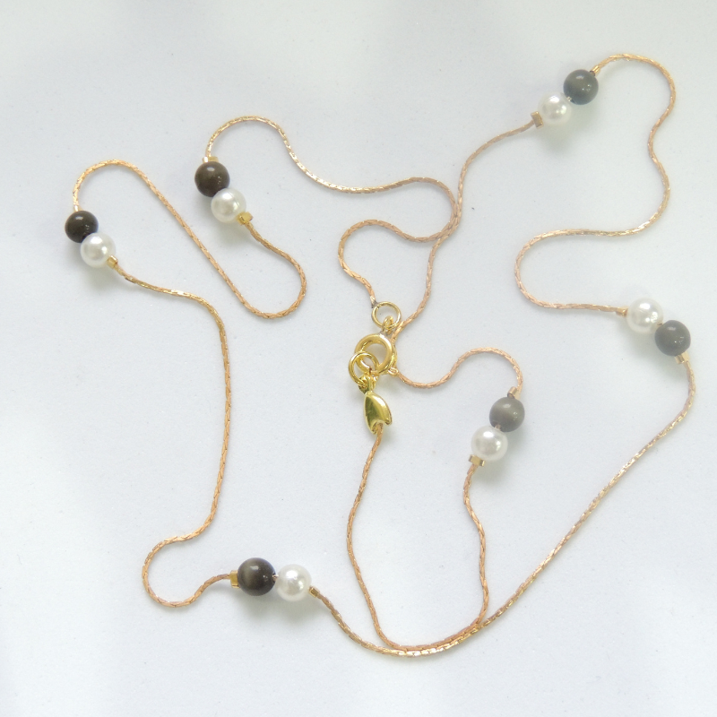 Colar PLQ 0049 marrom