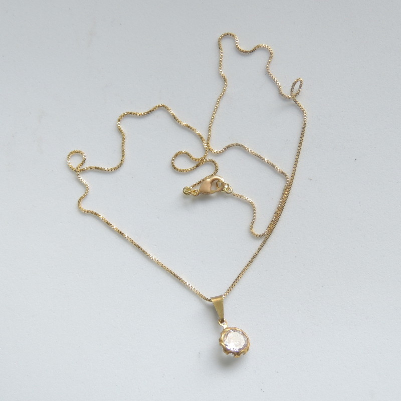 Colar PLQ 0160 zircônia